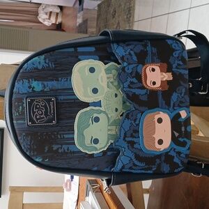 Loungefly Pop! Star Wars Forest Backpack - Black and Blue